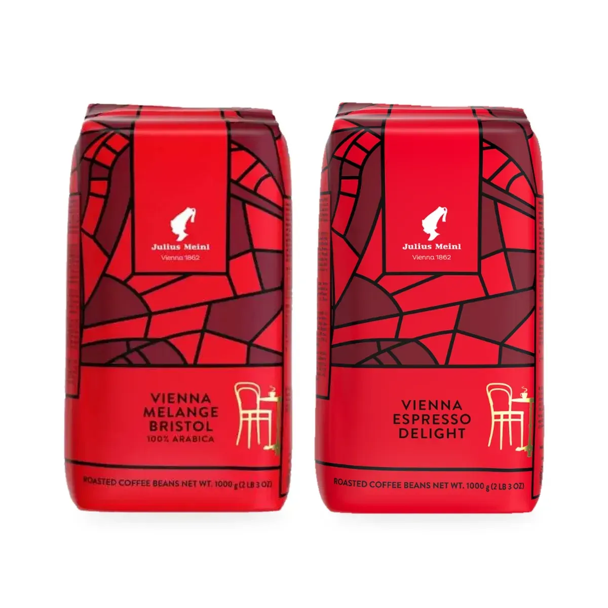 Kawy ziarniste Julius Meinl serwowane w Pracowni Kania: Vienna Melange Bristol i Vienna Espresso Delight